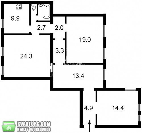 Sell 3-room apartment. Киев,  Грушевского — photo 7