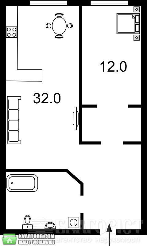 Sell 2-room apartment. Киев, Жилянская — photo 3