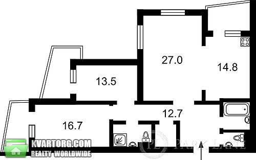 Sell 3-room apartment. Киев, Алма-Атинская — photo 10