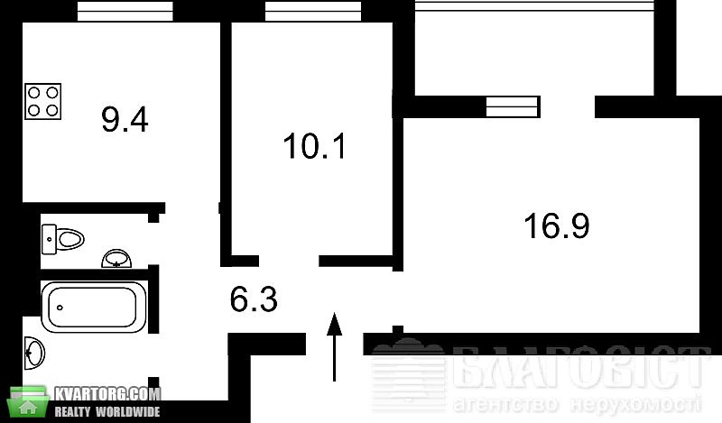 Sell 2-room apartment. Киев, Гарматная — photo 3