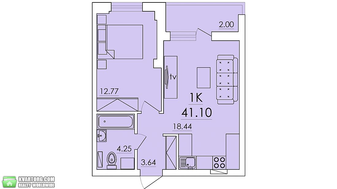 Sell 1-room apartment. Одесса, сахарова — photo 2