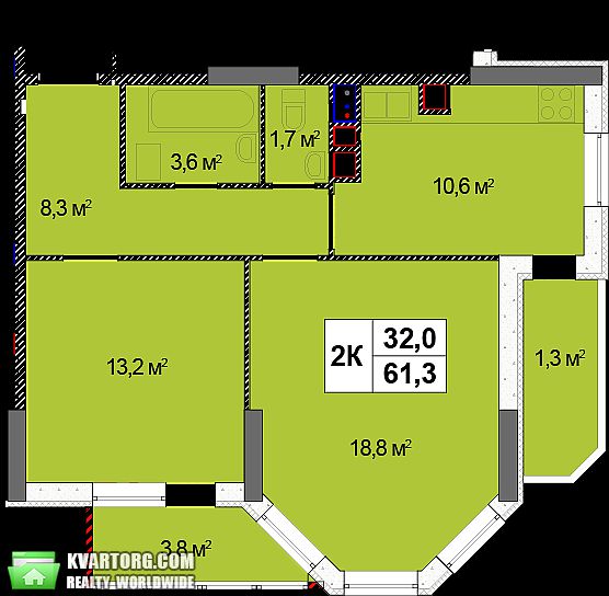 Sell 2-room apartment. Киев,  Механизаторов — photo 4