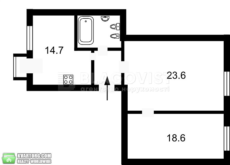 Sell 2-room apartment. Киев,  Банковая — photo 1