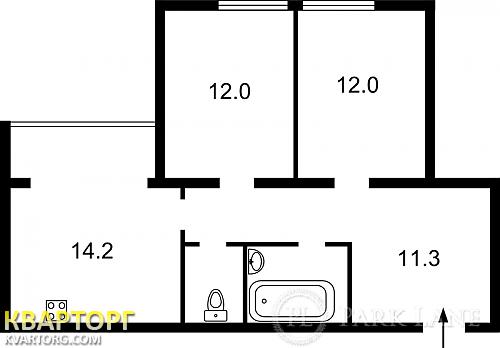 Sell 1-room apartment. Киев,  Декабристов — photo 9