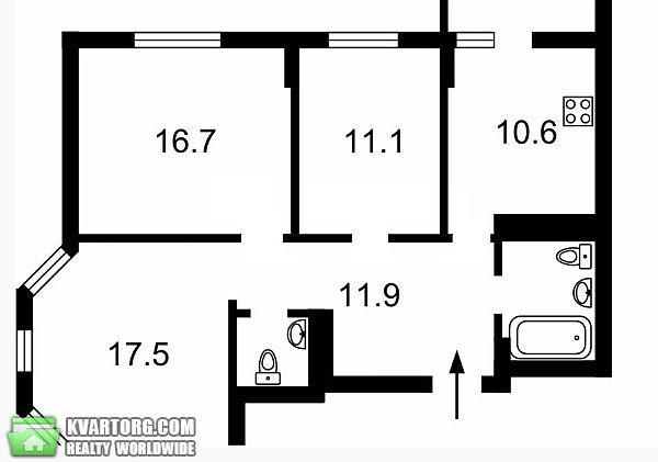 Sell 3-room apartment. Киев, Максимовича — photo 3