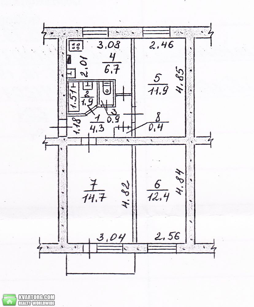 Sell 3-room apartment. Запорожье, Счастливая — photo 5