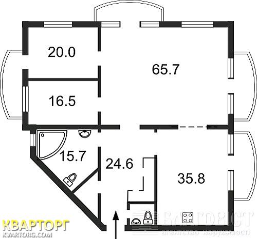 Sell 3-room apartment. Киев, Горького — photo 2