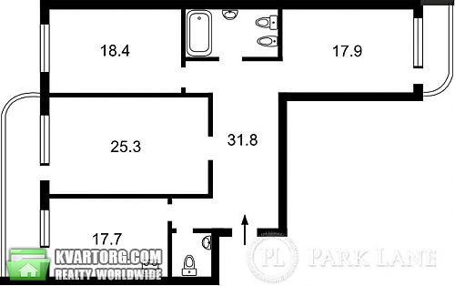 Sell 3-room apartment. Киев, Ахматовой — photo 5