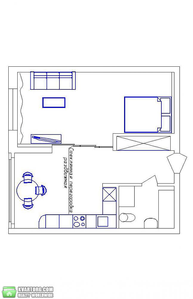 Sell 1-room apartment. Киев, Данченко — photo 2