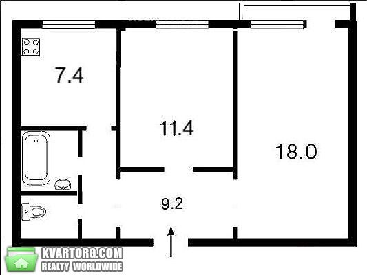 Sell 2-room apartment. Киев,  Волгоградская — photo 1