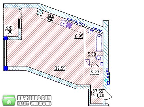 Sell 1-room apartment. Одесса, 13 станция Б. Фонтана — photo 1