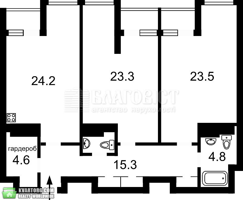 Sell 3-room apartment. Киев,  Рыбалко — photo 1