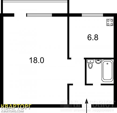 Sell 1-room apartment. Киев,  Уманская — photo 2