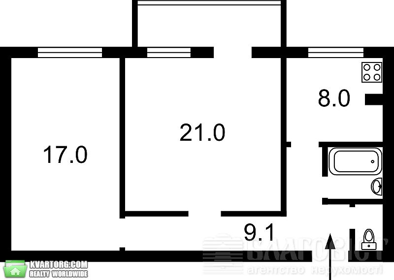 Sell 2-room apartment. Киев, Саксаганского — photo 2