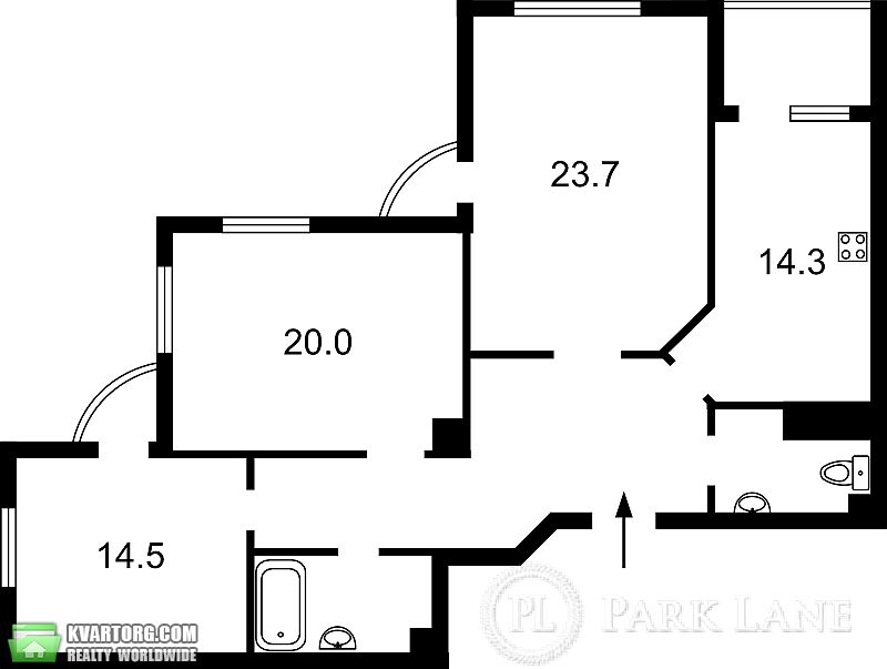 Sell 3-room apartment. Киев,  Чаадаева — photo 4