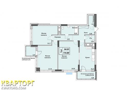 Sell 3-room apartment. Киев, Драгомирова ул. — photo 3