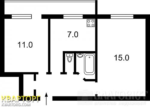 Sell 2-room apartment. Киев, Героев Сталинграда пр — photo 5