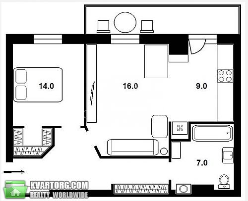 Sell 2-room apartment. Киев, Владимирская — photo 2