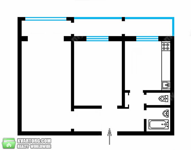 Sell 2-room apartment. Киев,  Русановская наб — photo 2