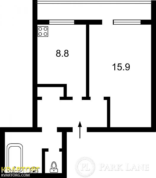 Sell 1-room apartment. Киев,  Златоустовская — photo 2