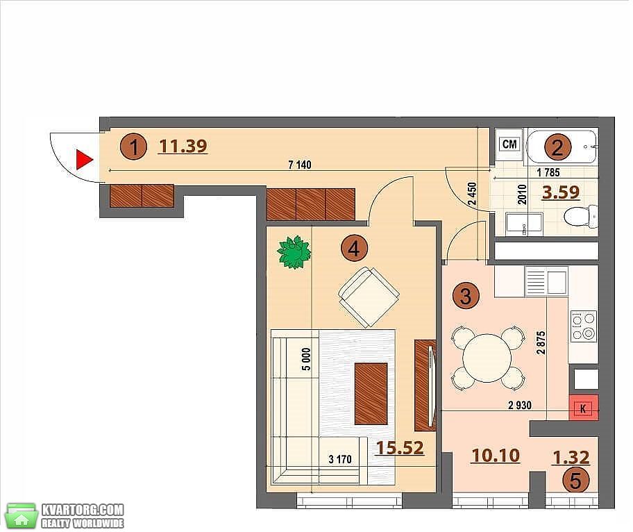 Sell 1-room apartment. Киев, Юнацкая — photo 2