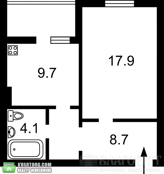 Sell 1-room apartment. Киев, Григоренко пр — photo 9
