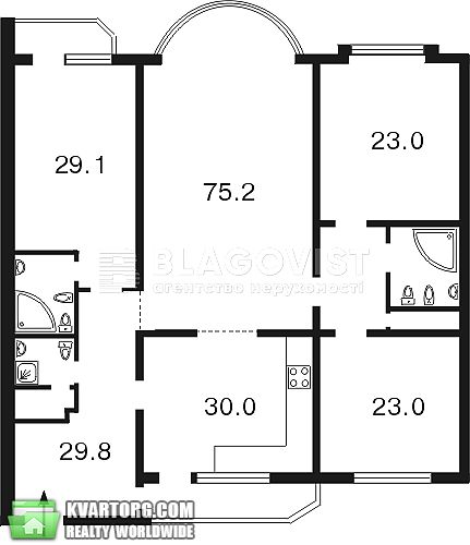 Rent out 4-room apartment. Киев,  Кропивницкого — photo 2