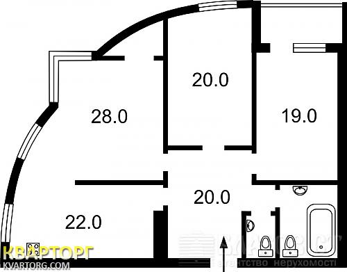 Sell 3-room apartment. Киев,  40-летия Октября просп — photo 1