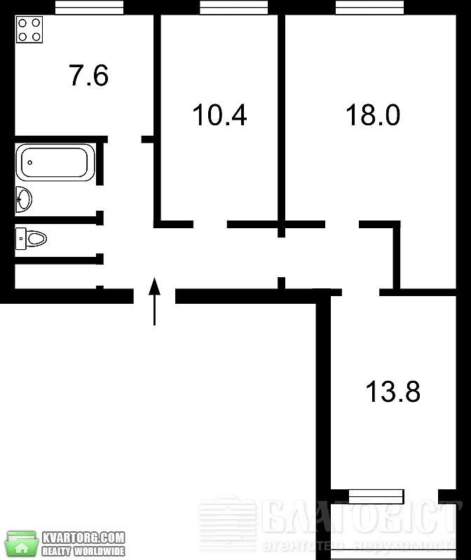 Sell 3-room apartment. Киев,  Волкова — photo 2