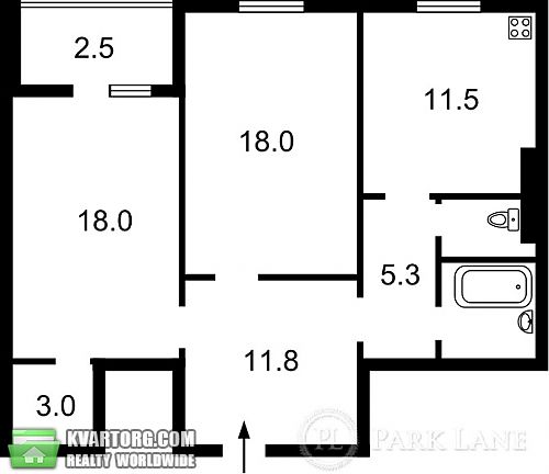 Sell 2-room apartment. Киев, Здолбуновская — photo 7