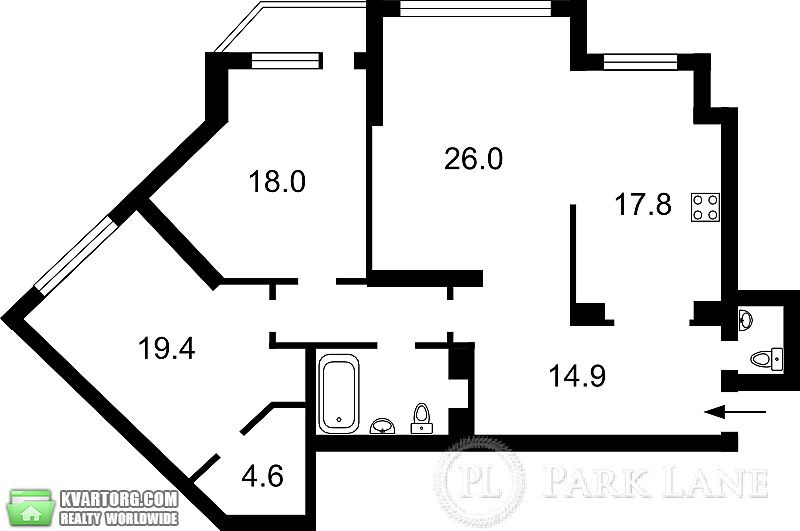 Sell 3-room apartment. Киев,  Срибнокильская — photo 2