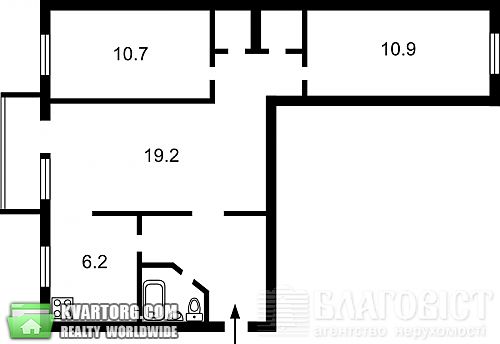 Sell 3-room apartment. Киев,  Барбюса Анри — photo 2