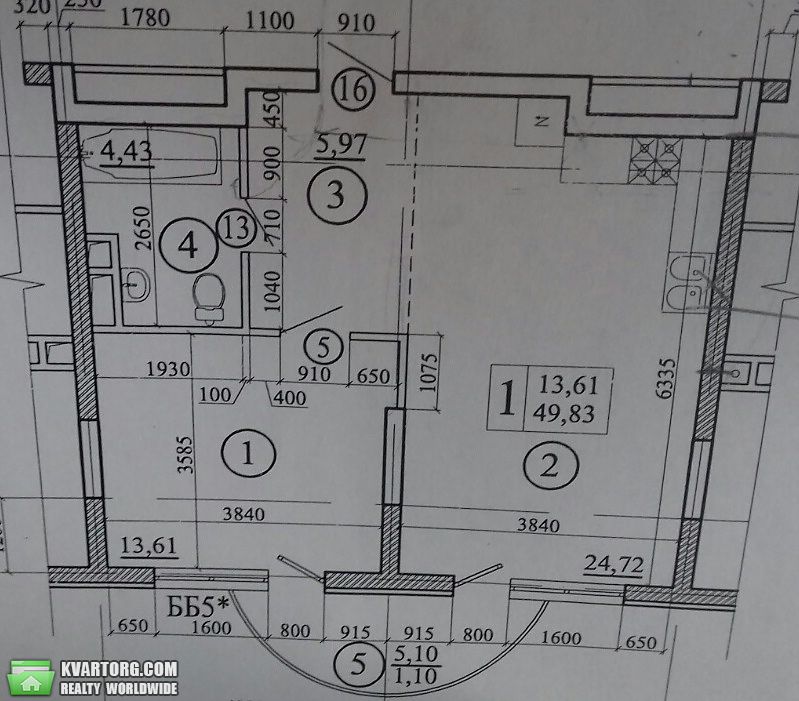 Sell 1-room apartment. Киев,  Ломоносова — photo 2