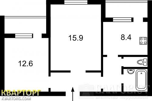 Sell 2-room apartment. Киев, Бажана — photo 4
