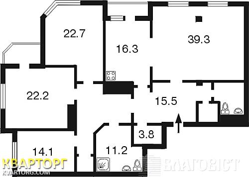 Sell 4-room apartment. Киев,  Барбюса — photo 2