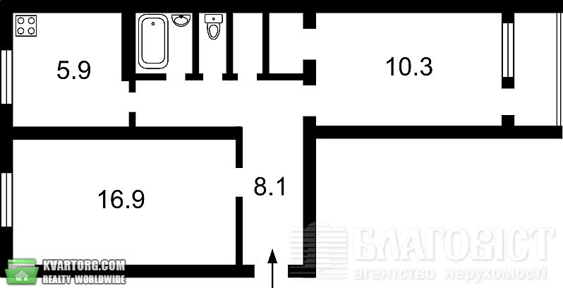 Sell 2-room apartment. Киев,  Милютенко — photo 3