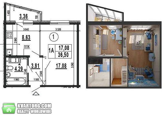 Sell 1-room apartment. Киев, Чавдар — photo 8