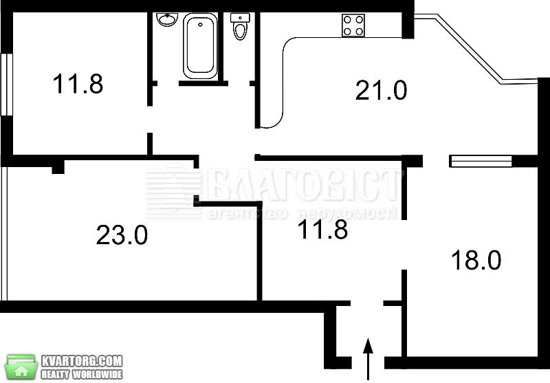 Sell 3-room apartment. Киев,  Григоренко пр — photo 10