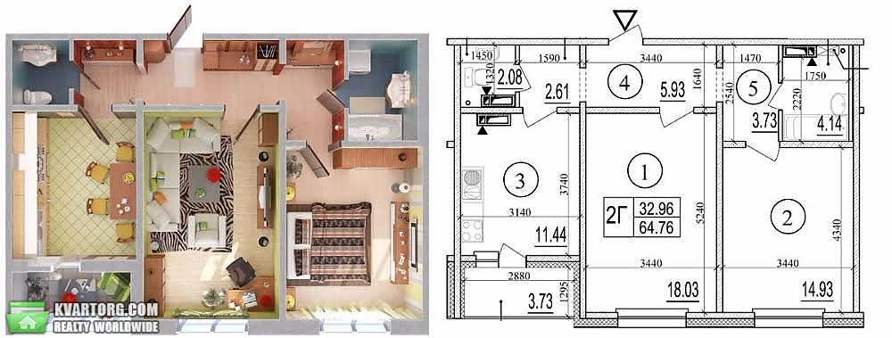 Sell 2-room apartment. Киев,  Чавдар — photo 3