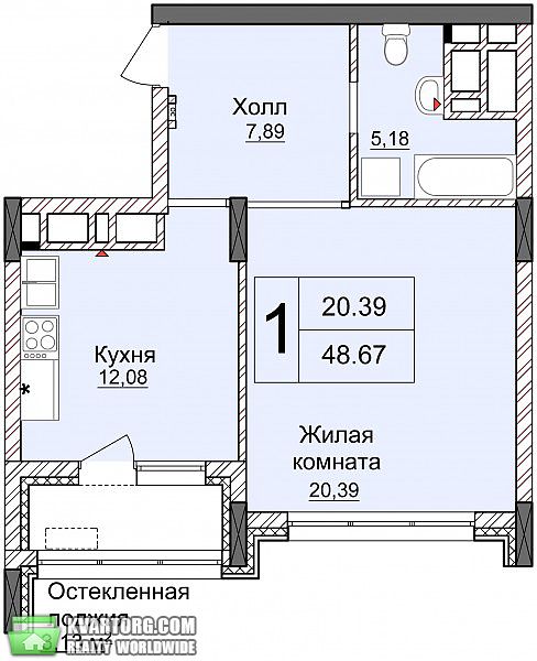 Sell 1-room apartment. Киев, Драгомирова — photo 1