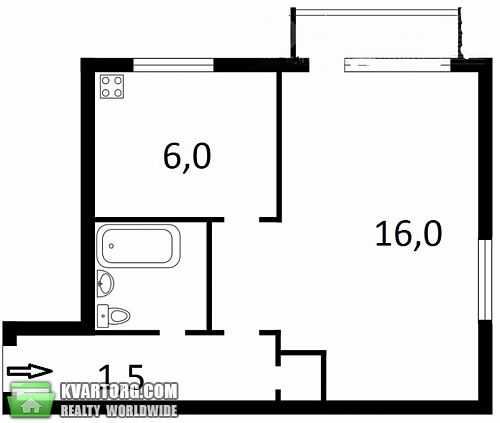 Sell 1-room apartment. Киев, Заболотного — photo 9