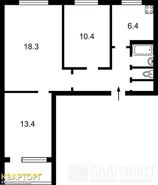Sell 3-room apartment. Киев, Порика — photo 2