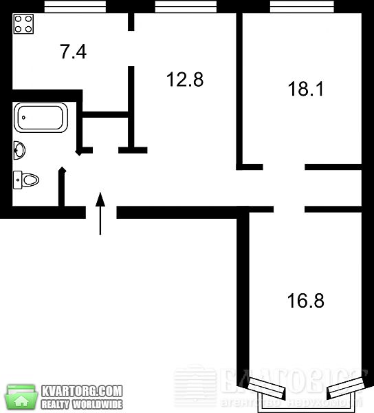 Sell 3-room apartment. Киев, Приречная — photo 10