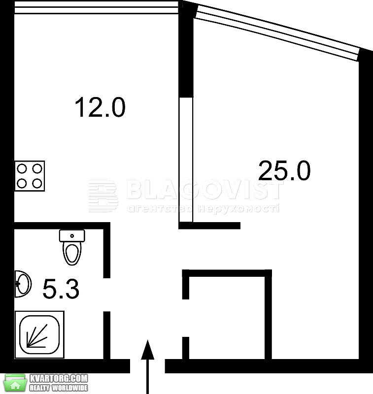 Sell 1-room apartment. Киев, Боженка — photo 2