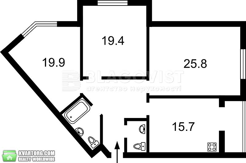 Sell 3-room apartment. Киев,  Саперное поле — photo 1