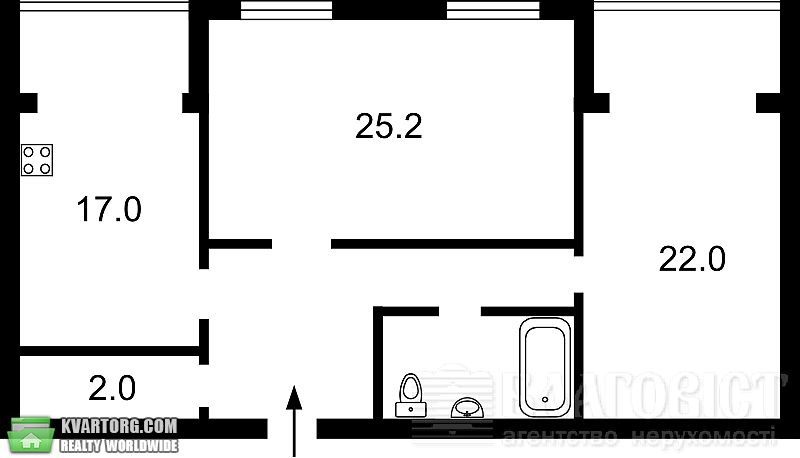 Sell 2-room apartment. Киев,  Гмыри — photo 1