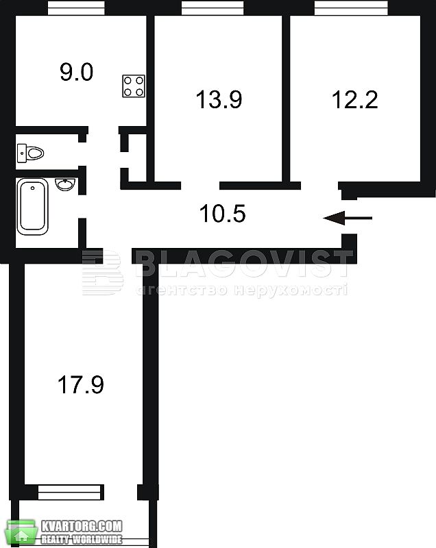 Sell 3-room apartment. Киев,  Антоновича — photo 3
