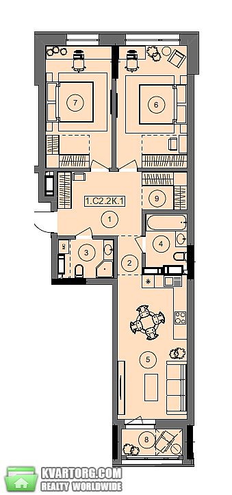 Sell 2-room apartment. Киев,  Расковой — photo 10