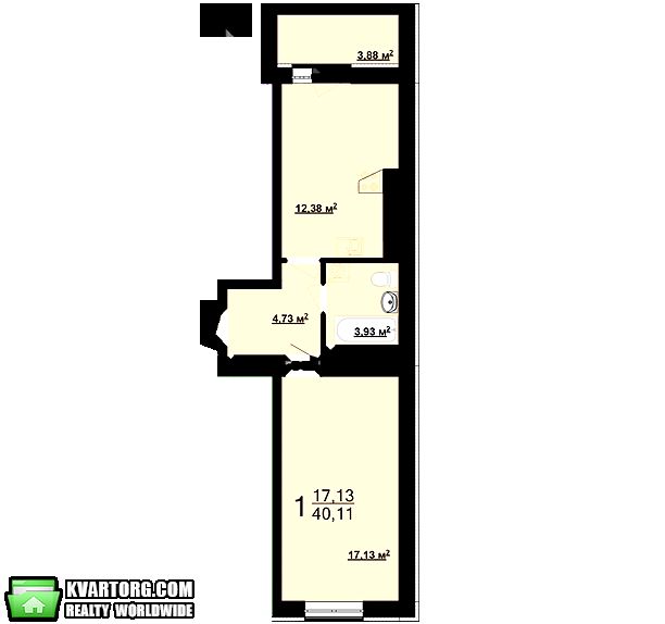 Sell 1-room apartment. Харьков, улица Мира — photo 5