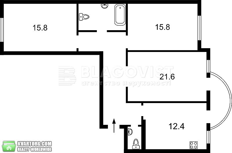 Sell 3-room apartment. Киев, ул. Эрнста — photo 2
